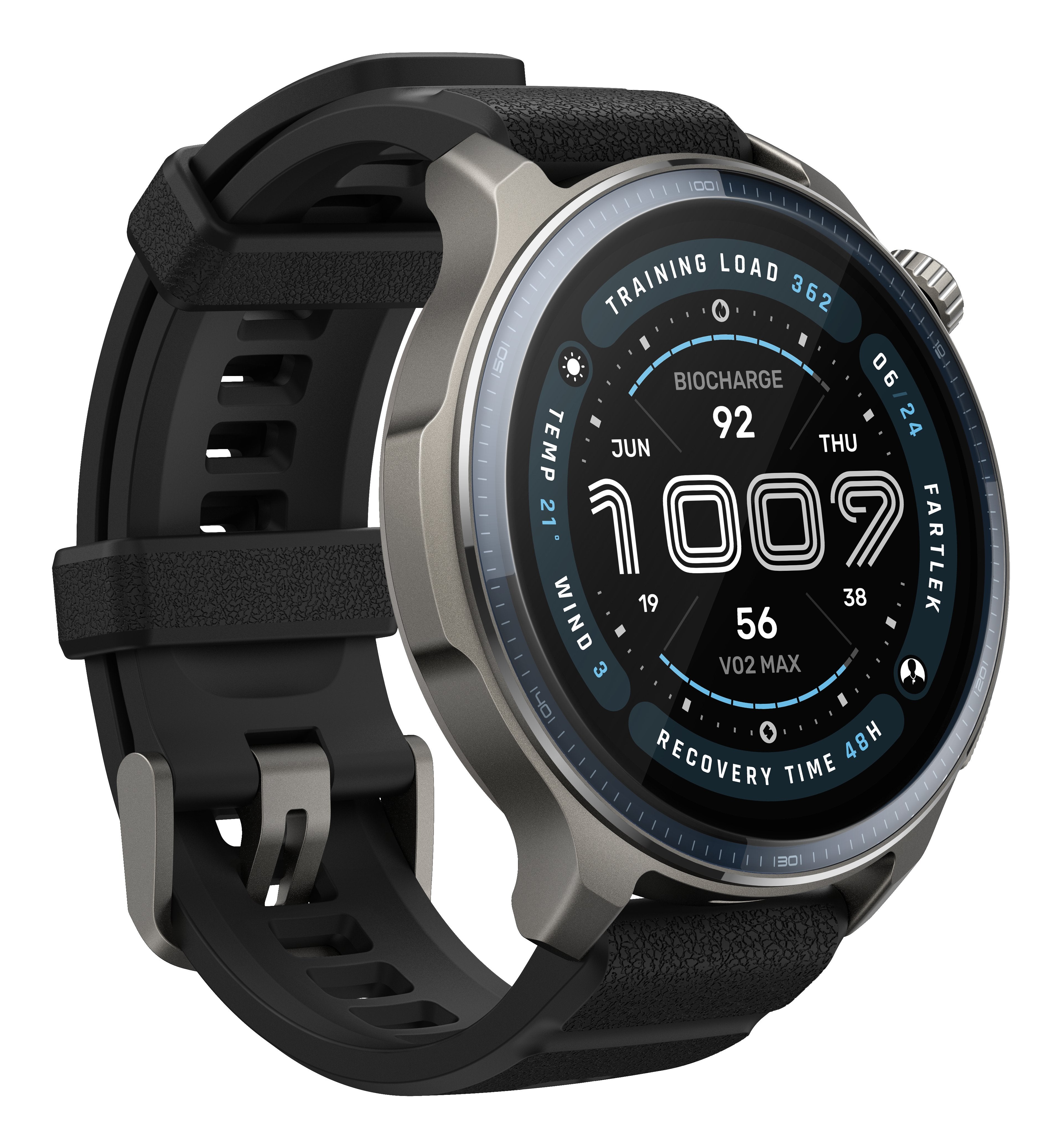 EAN 6972596108948 - Amazfit Balance 2 3,81 cm (1.5") AMOLED Digital 480 x 480 Pixeles Pantalla táctil Gris Wifi GPS (satélite imagen 2