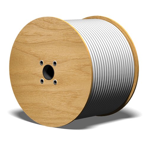Megasat Quad-Shield 120 Koaxcable 500m Trommel,110db,4-Fach Geschirmt