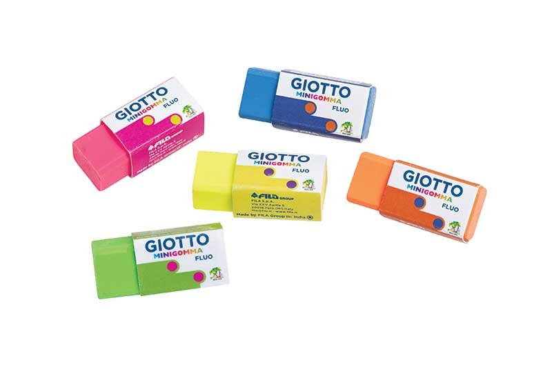 Giotto Gomma Fluo Goma De Borrar Lapiz  Tarro  -120u-