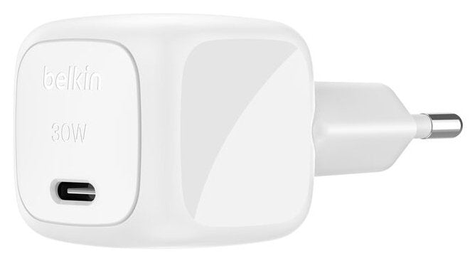Cargador De Refuerzo Belkin Usb-C/Usb-C De 30 W, Pd, Ws+Kab.Wca008kq1mwh-B6