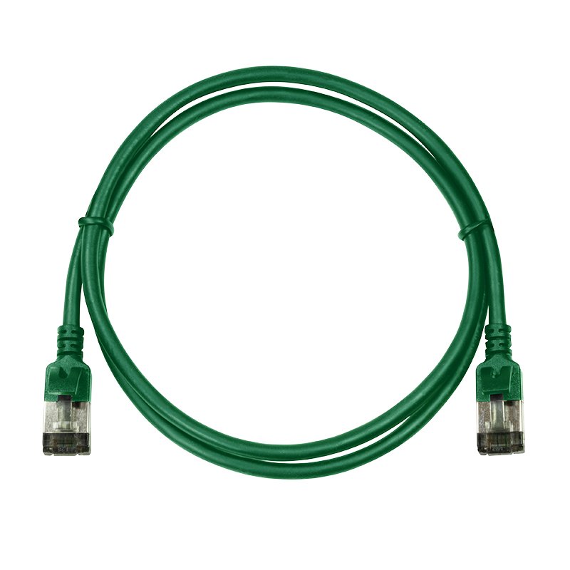 Logilink Patchkabel Cat6a Stp Tpe Slimline Grün 2,0m