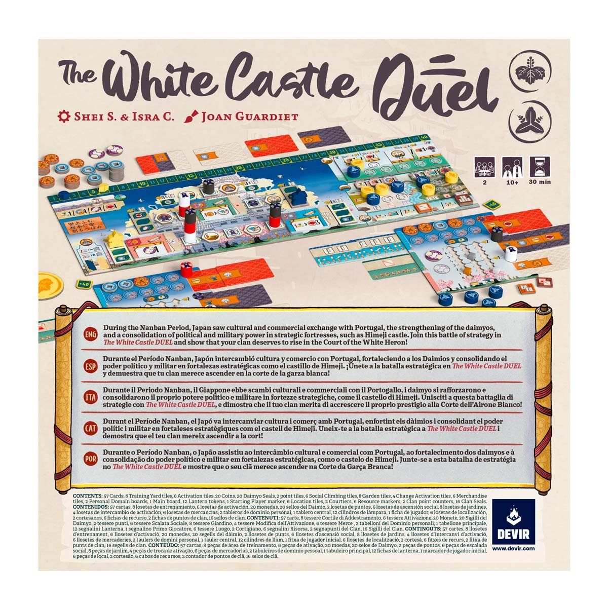 EAN 8436607949947 - Devir The White Castle: Duel 30 min Juego de mesa Estrategia imagen 4