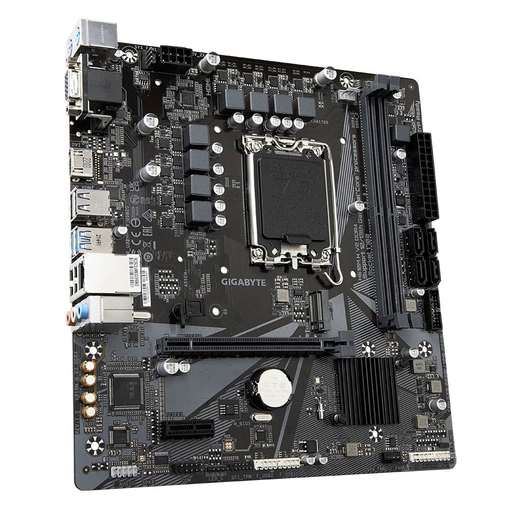 EAN 4719331851743 - GIGABYTE H610M H V2 DDR4 placa base Intel H610 Express LGA 1700 micro ATX imagen 3