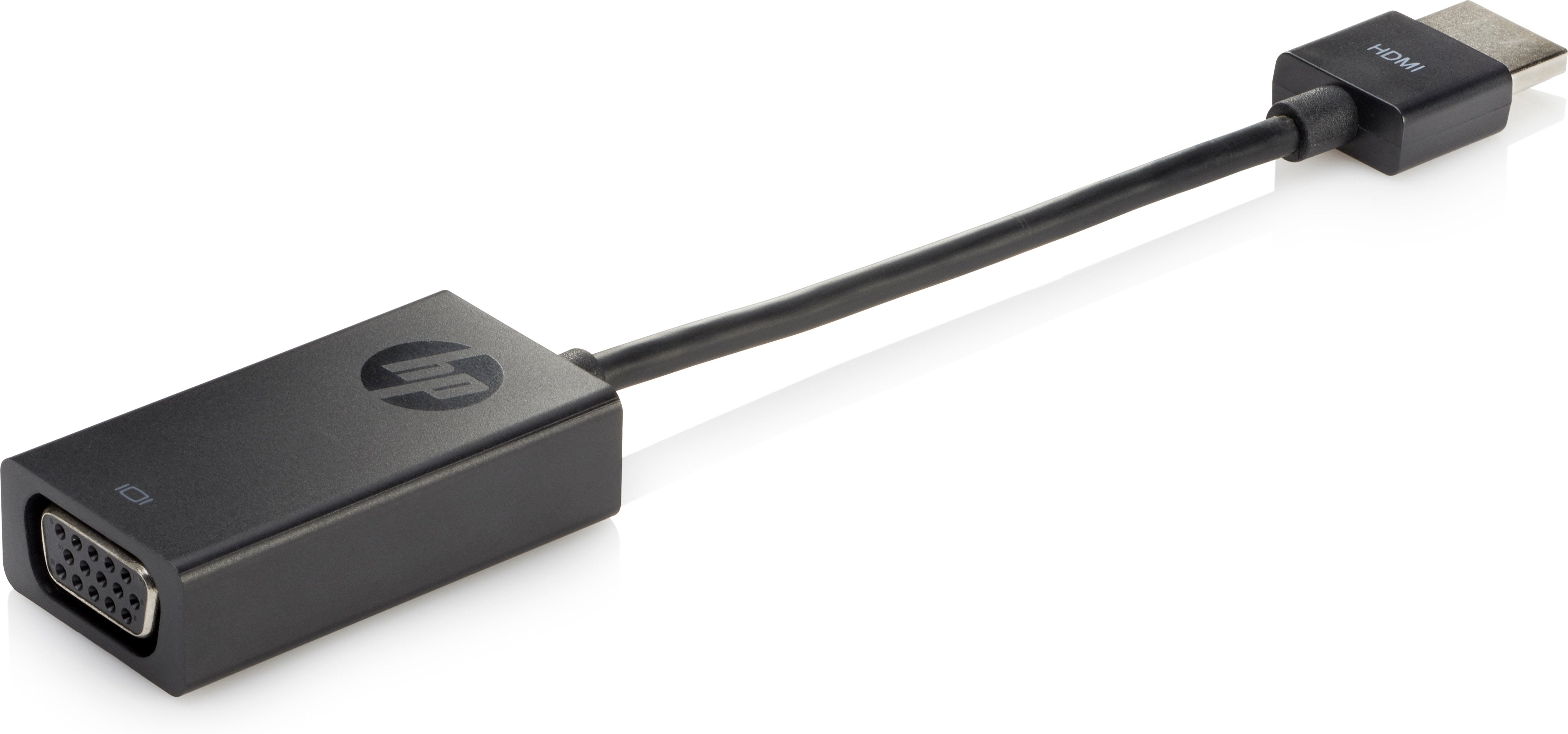 EAN 0889899778579 - HP HDMI to VGA Cable Adapter VGA (D-Sub) HDMI tipo A (Estándar) Negro imagen 1