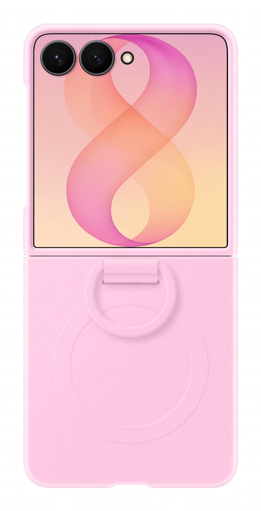 Samsung Silicone Ring Magnet Case Fr Galaxy Flip8 Violet