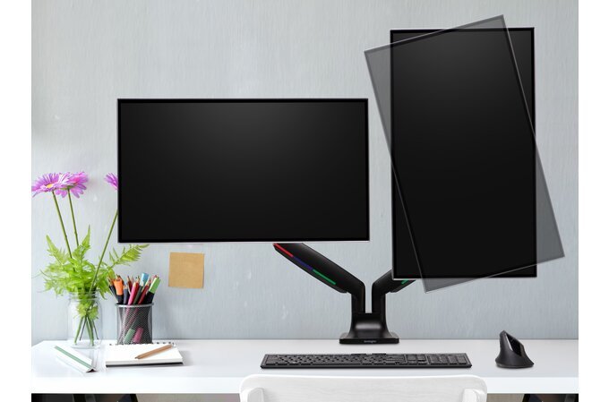 Kensington Monitorarm 2tft, ,Negroone-Touch