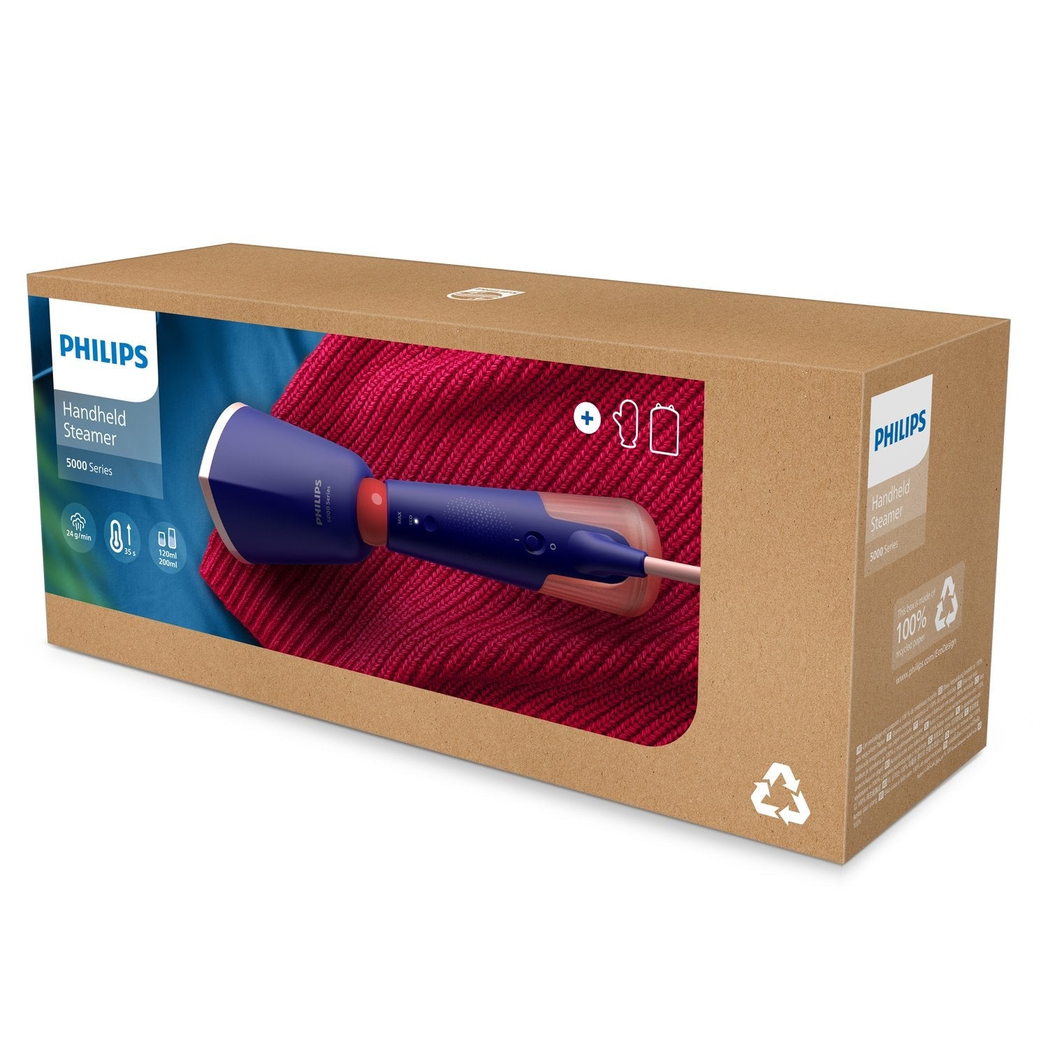Philips Sth5030 20 Vaporizador Portátil, Azul Marino