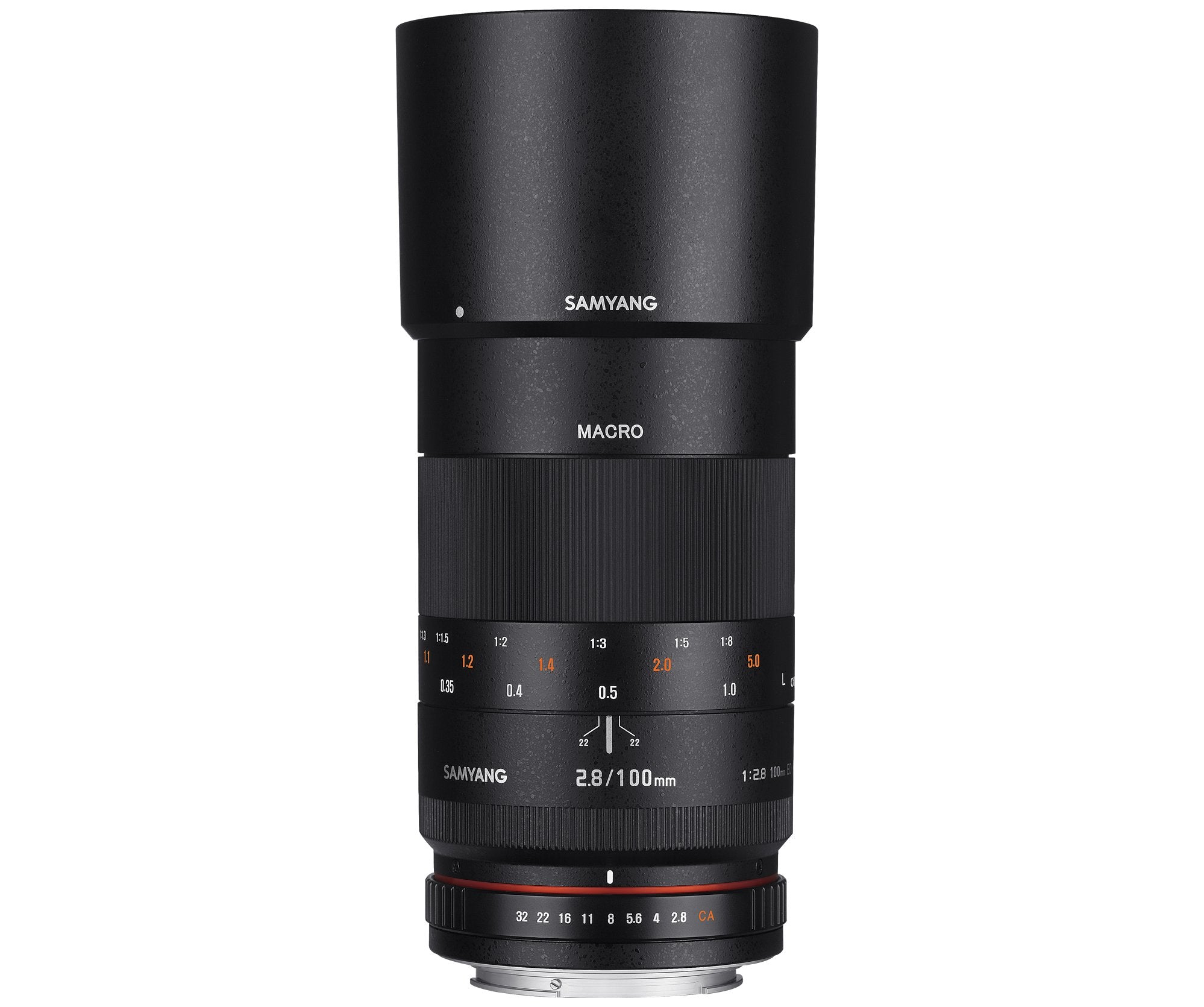 Samyang F1112309101 - Objetivo Fotográfico Dslr Para Micro Cuatro Tercios As If Umc (Distancia Focal Fija 100mm, Apertura F/2.8-32, Diámetro Filtro: 67mm), Negro