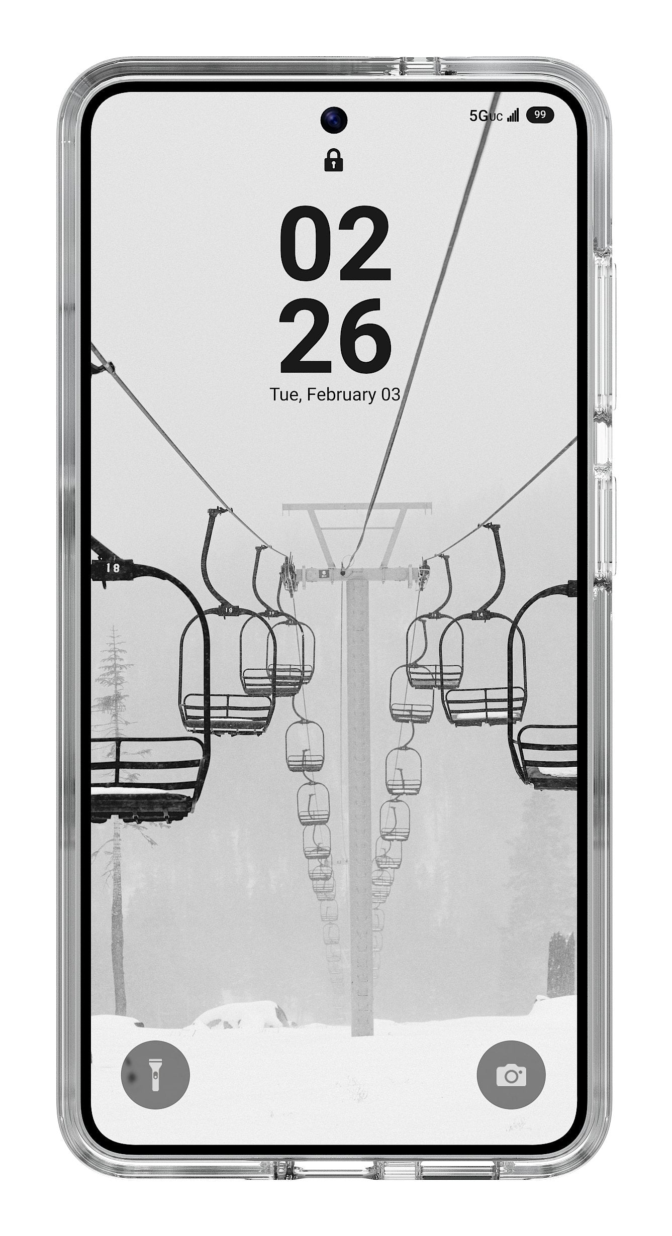 Funda Uag Scout Clear Hielo Blanco Samsung Galaxy S26