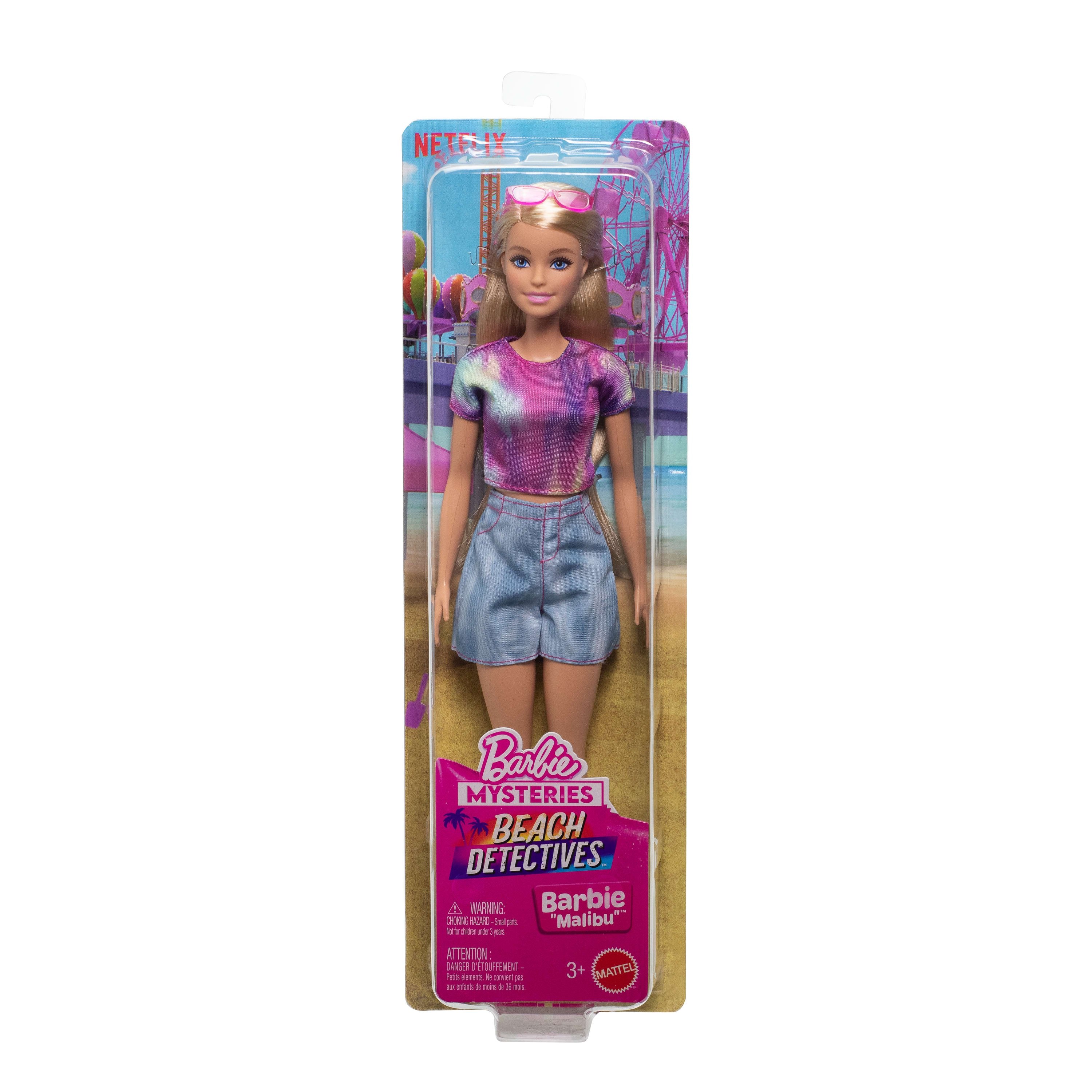 Mattel Barbie Barbie Mysteries Beach Detectives Malibu Jfv63