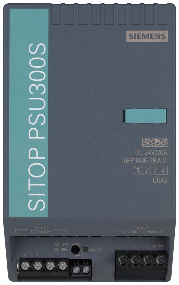 Siemens 6ep14362ba10 Sitop Psu300s 20a Geregelte Stromvers. Eing. 3p 400-500vac