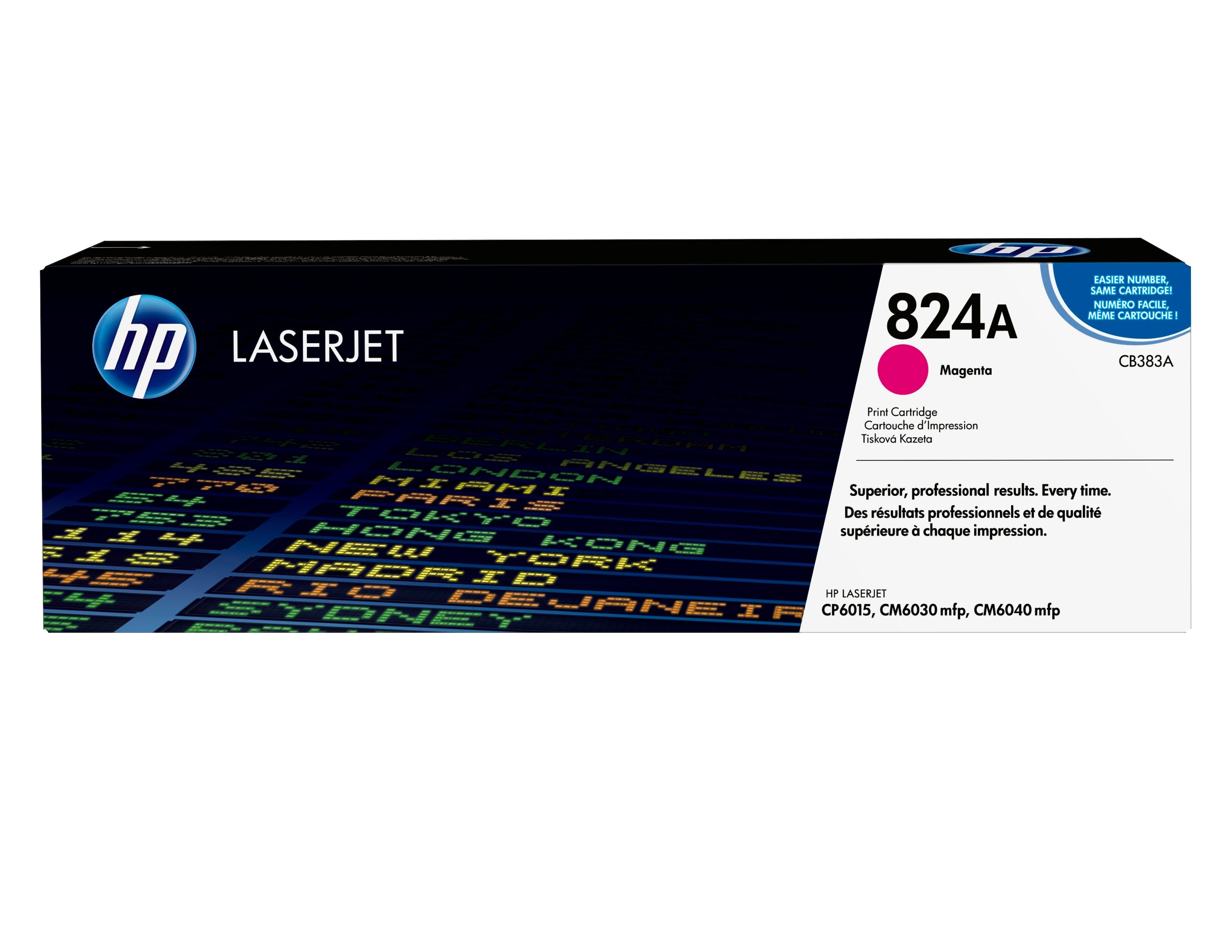 EAN 0882780459144 - HP 824A Magenta Original LaserJet Toner Cartridge cartucho de tóner 1 pieza(s) imagen 1