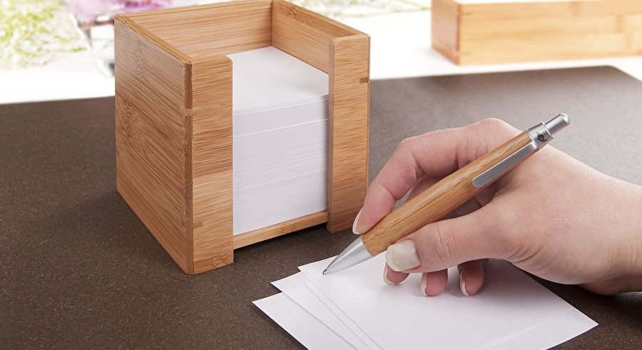 Wedo Zettelbox Bamhs Con Papier