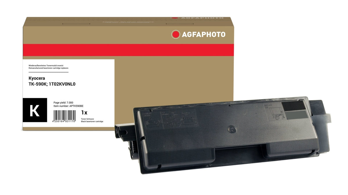 EAN 4250164831170 - AgfaPhoto APTK590BE cartucho de tóner 1 pieza(s) Compatible Negro imagen 1