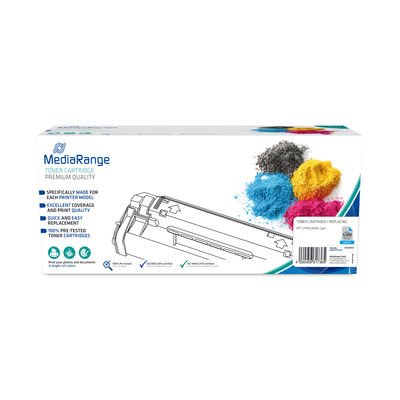 Mediarange Toner Hp Para Cf411x 410x Con Chip Cyan
