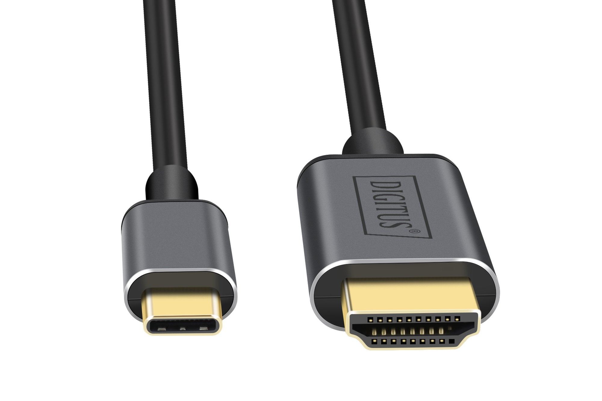 EAN 4016032465072 - Digitus DA-70821 adaptador de cable de vídeo 1,8 m USB Tipo C HDMI tipo A (Estándar) Gris imagen 4
