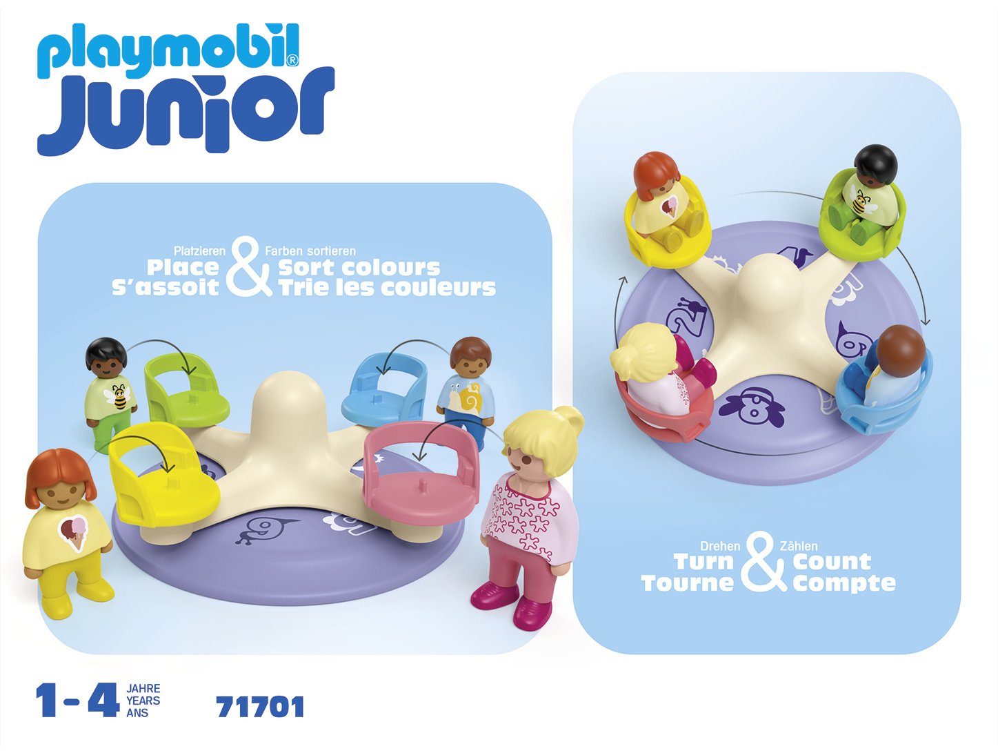 Playmobil Junior Carrusel Con Figuras