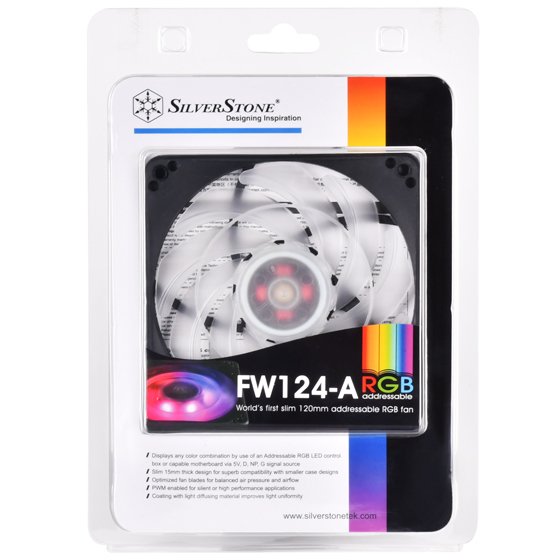 Silverstone Sst-Fw124-Argb Fw Series Pwm - 120mm