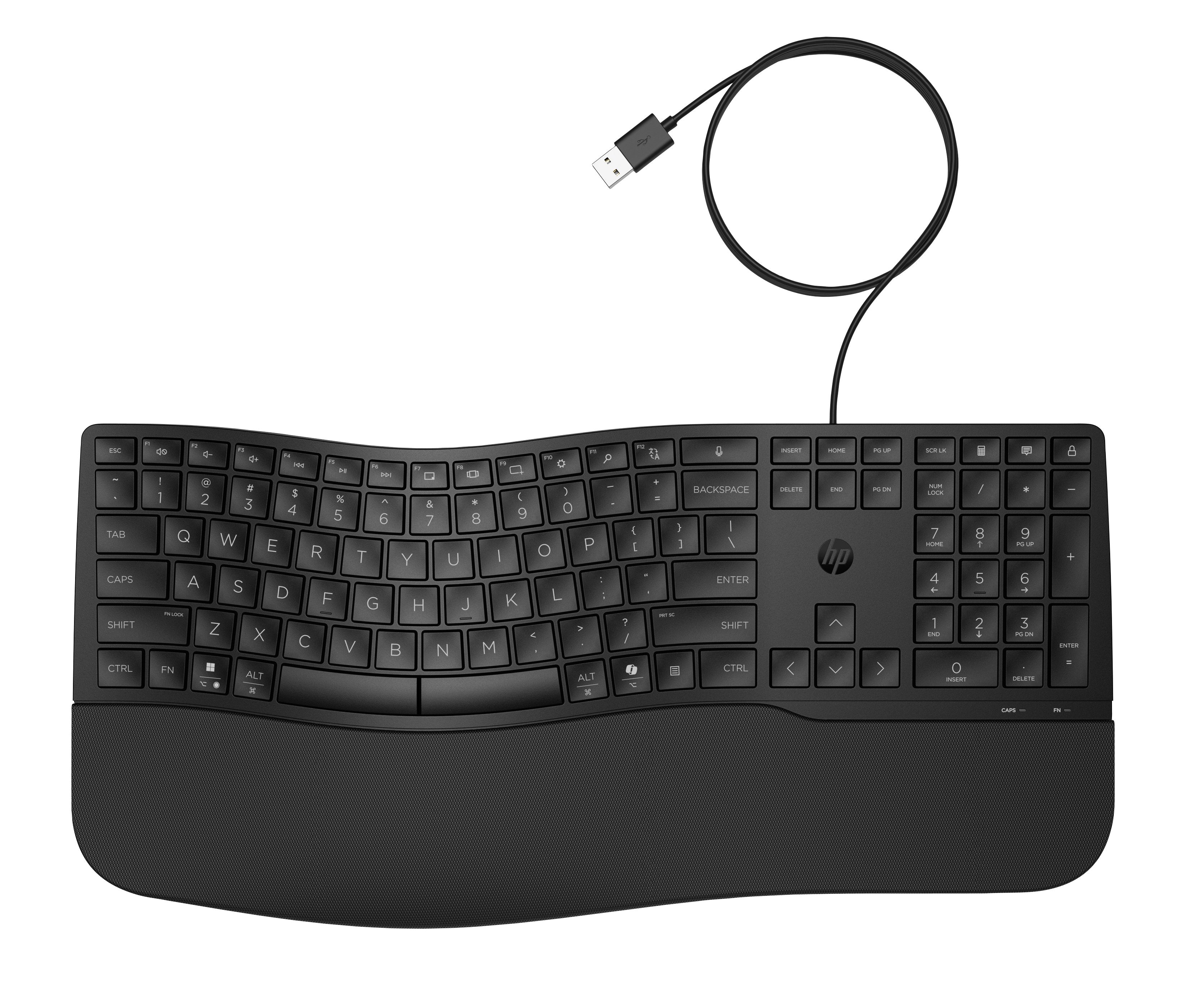 EAN 0197498232409 - HP 480 CFT WD KBD teclado Hogar USB Negro imagen 4