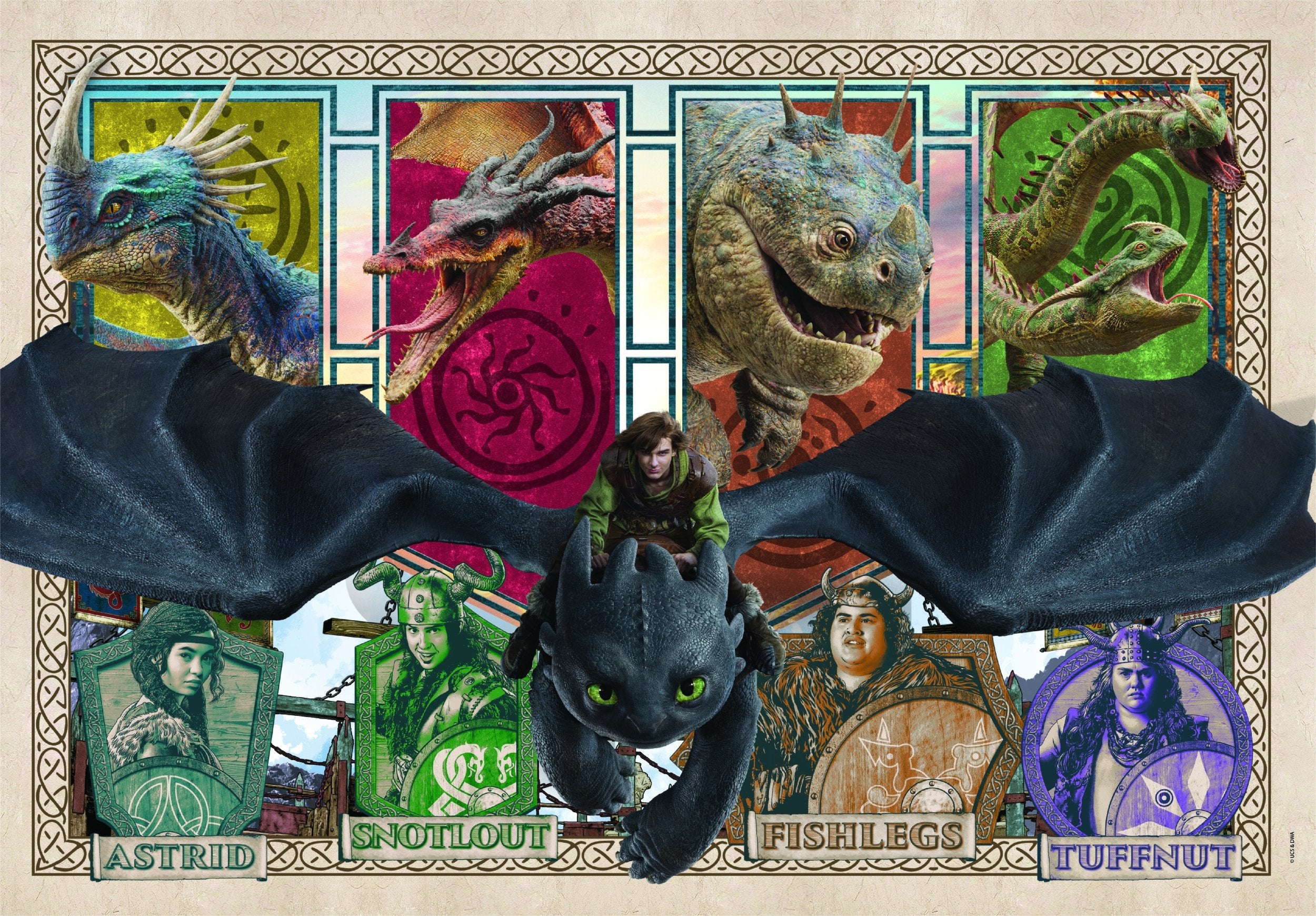 Puzzle Como Entrenar A Tu Dragon 300pzs