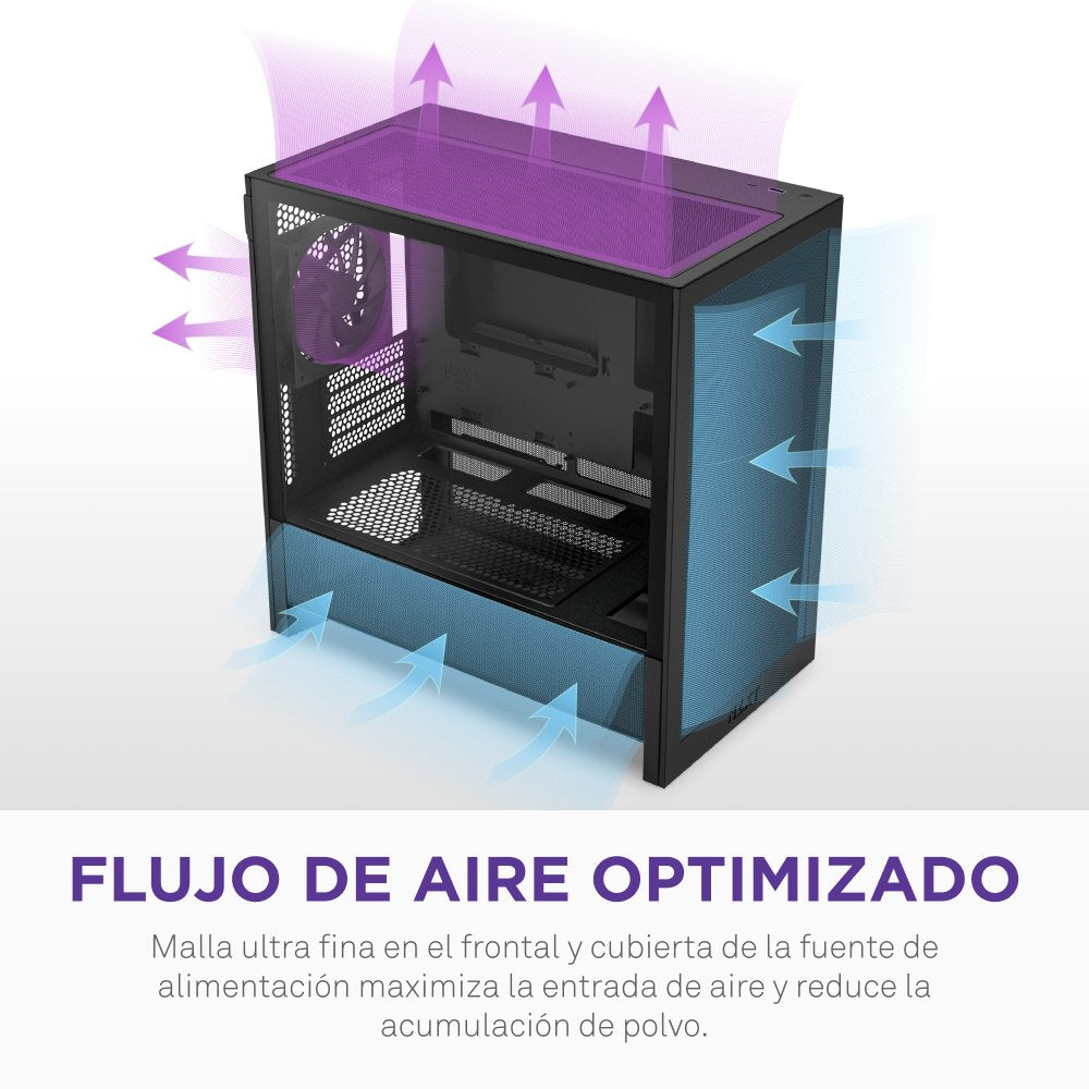 EAN 5056547207988 - NZXT H9 H3 Flow Midi Tower Negro imagen 6