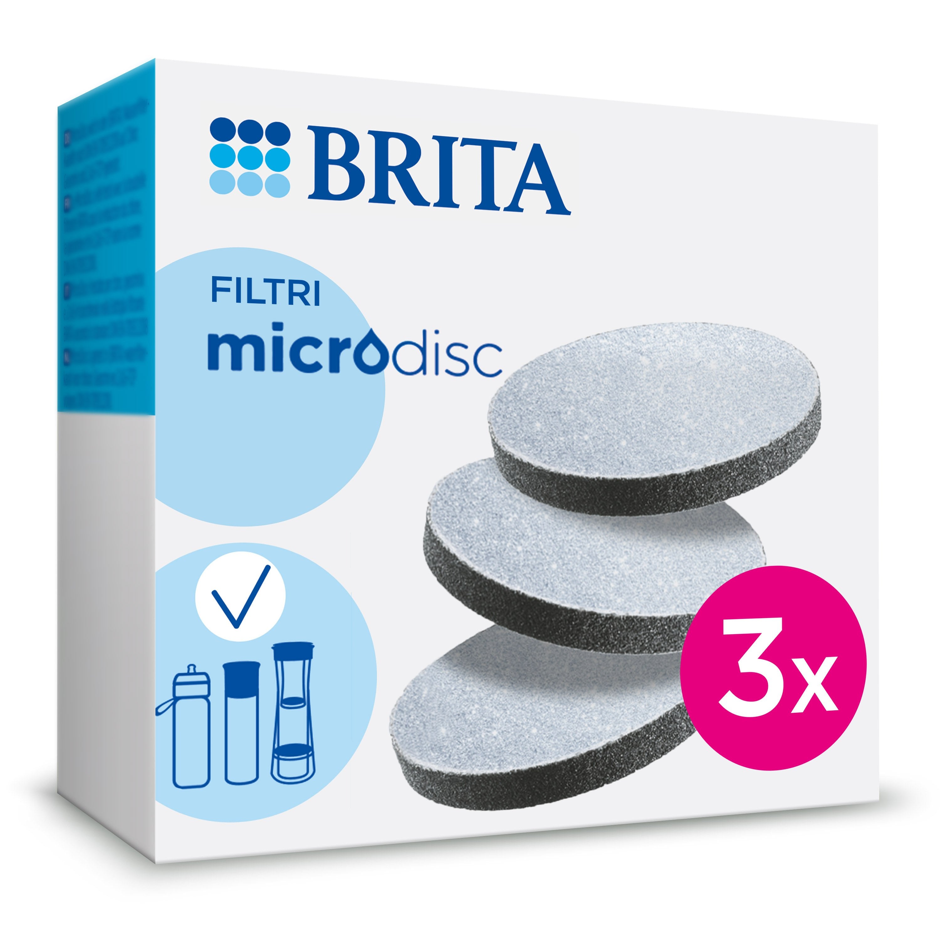 EAN 4006387051761 - Brita 3 x MicroDisc Filtro en forma de disco para sistema de filtración de agua 3 pieza(s) imagen 1