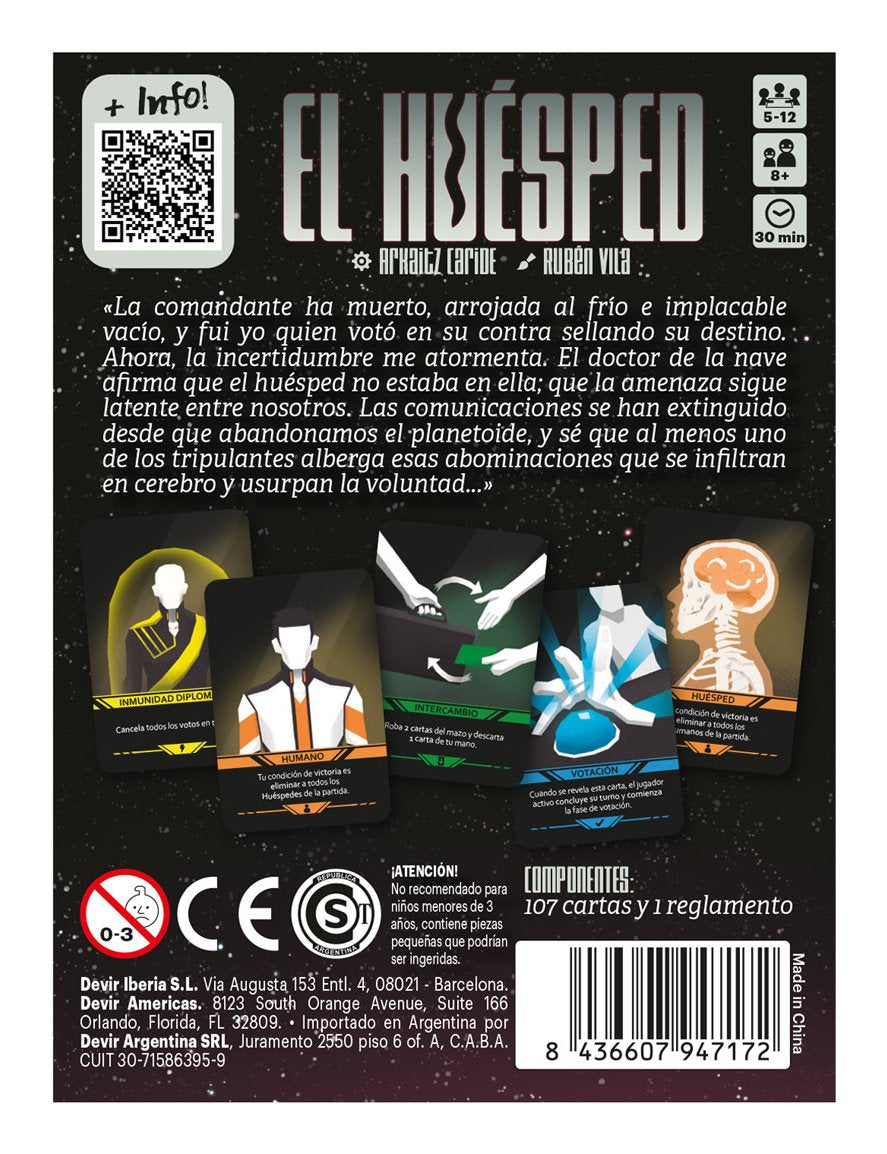 EAN 8436607947172 - Devir BGHUESP juego de tablero 15 min Juego De Cartas Partido imagen 2