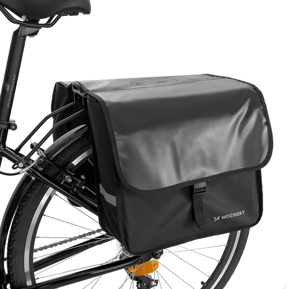EAN 5907769301353 - Wozinsky WBB34BK Sillín Bolsa de bicicletas 28 L Poliéster Negro imagen 2
