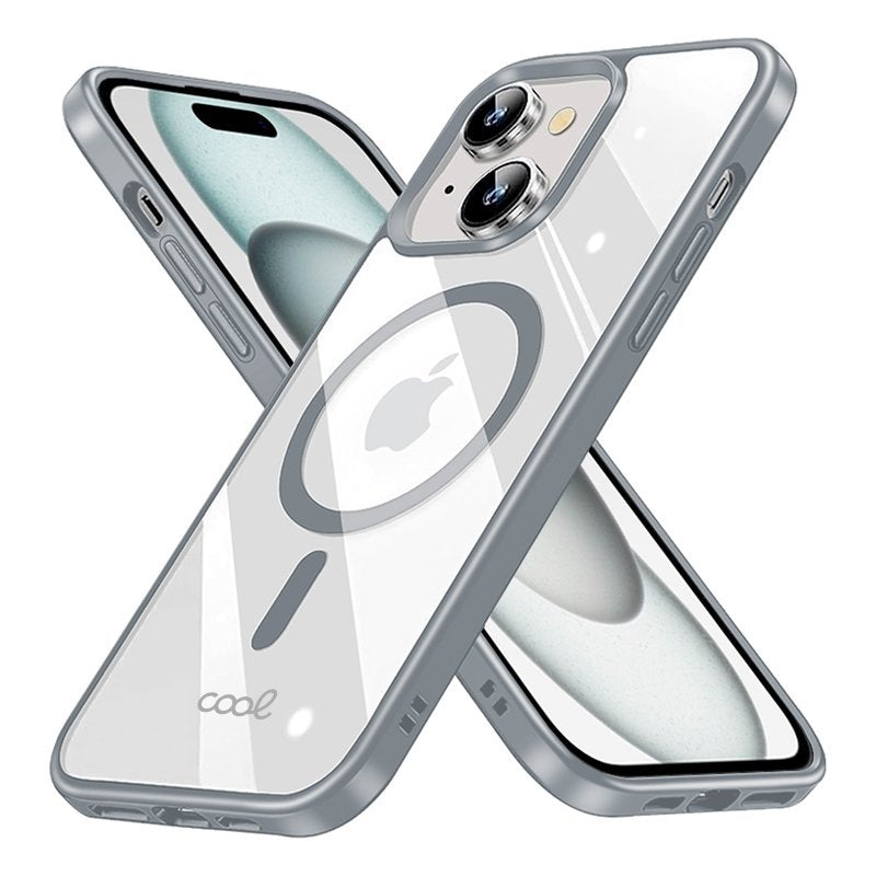 Funda Cool Iphone 15 Magnetica Plata