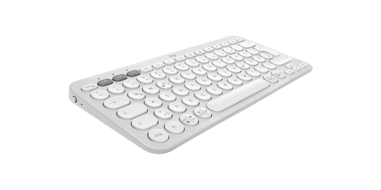 Logitech Pebble 2 Combo Set, Weiss, Cablelos, Deutsch, 920-012204