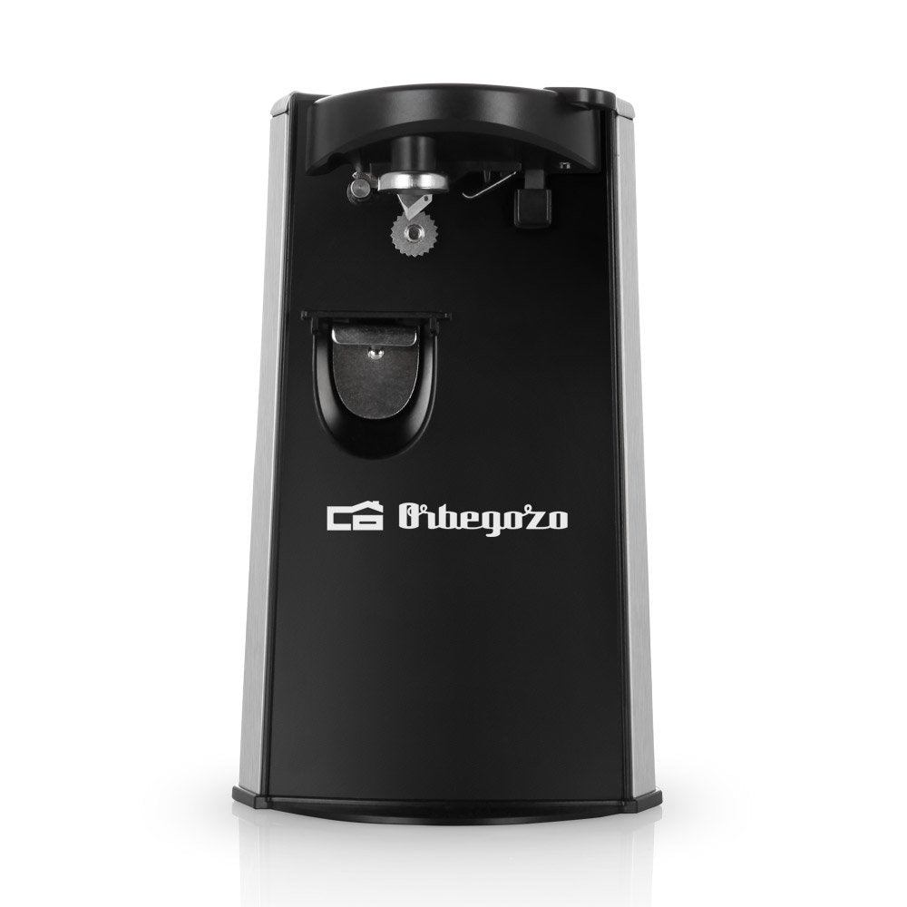 Orbegozo Cu 6500 Abrelatas Electrico 3 En 1 - Practico Y Funcional - Cuchilla De Acero Inoxidable - Potencia 60w -