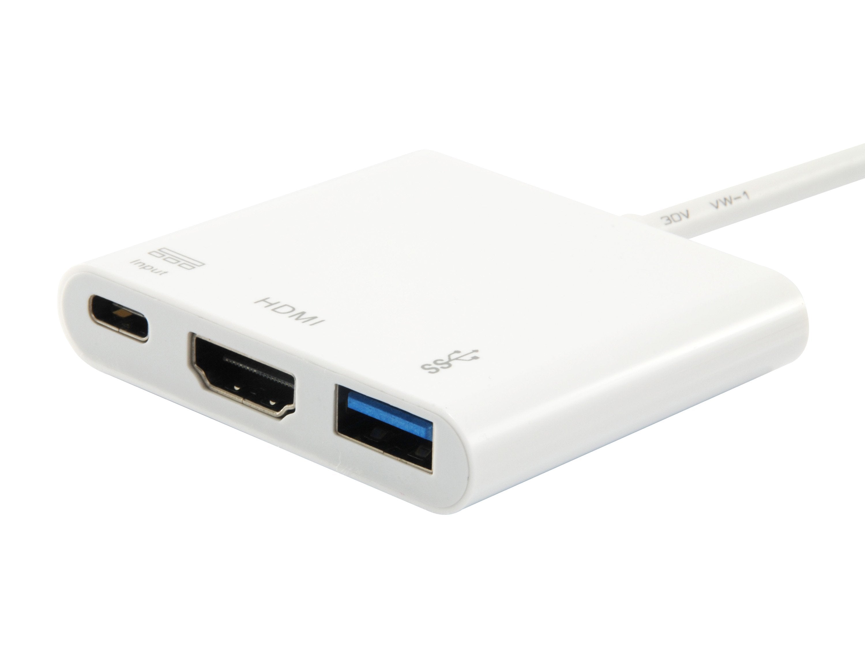 Equip Adaptador 3en1 Usb-C  A Hdmi / Usb 3.0 / Usb-C M/H Blanco  133461
