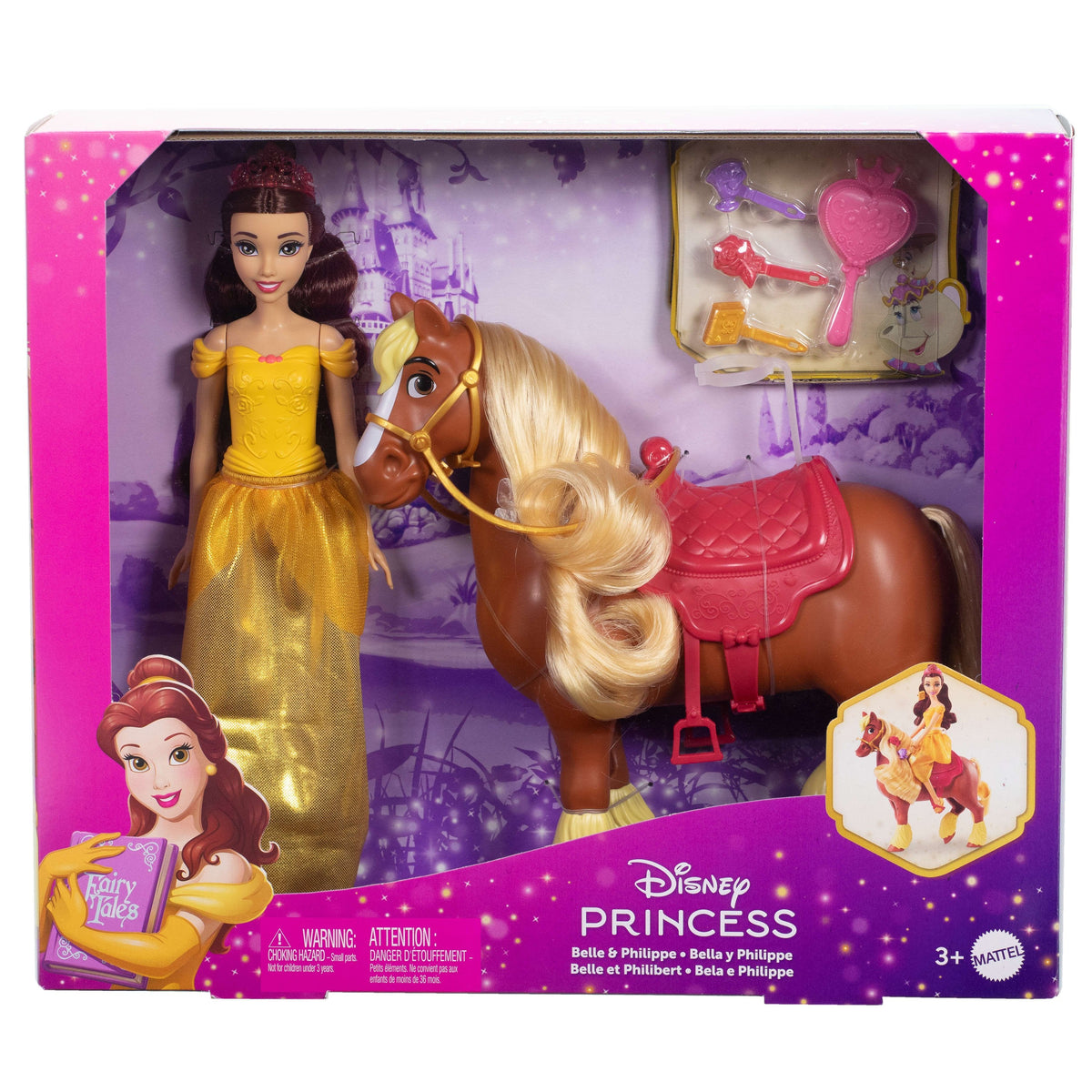 Muñeca Bella & Philippe La Bella Y La Bestia Disney