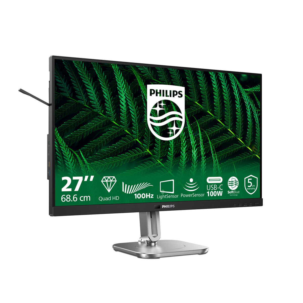 EAN 8721038003314 - Philips 5000 series 27B2G5601/00 pantalla para PC 68,6 cm (27") 2560 x 1440 Pixeles Quad HD LCD Negro imagen 4