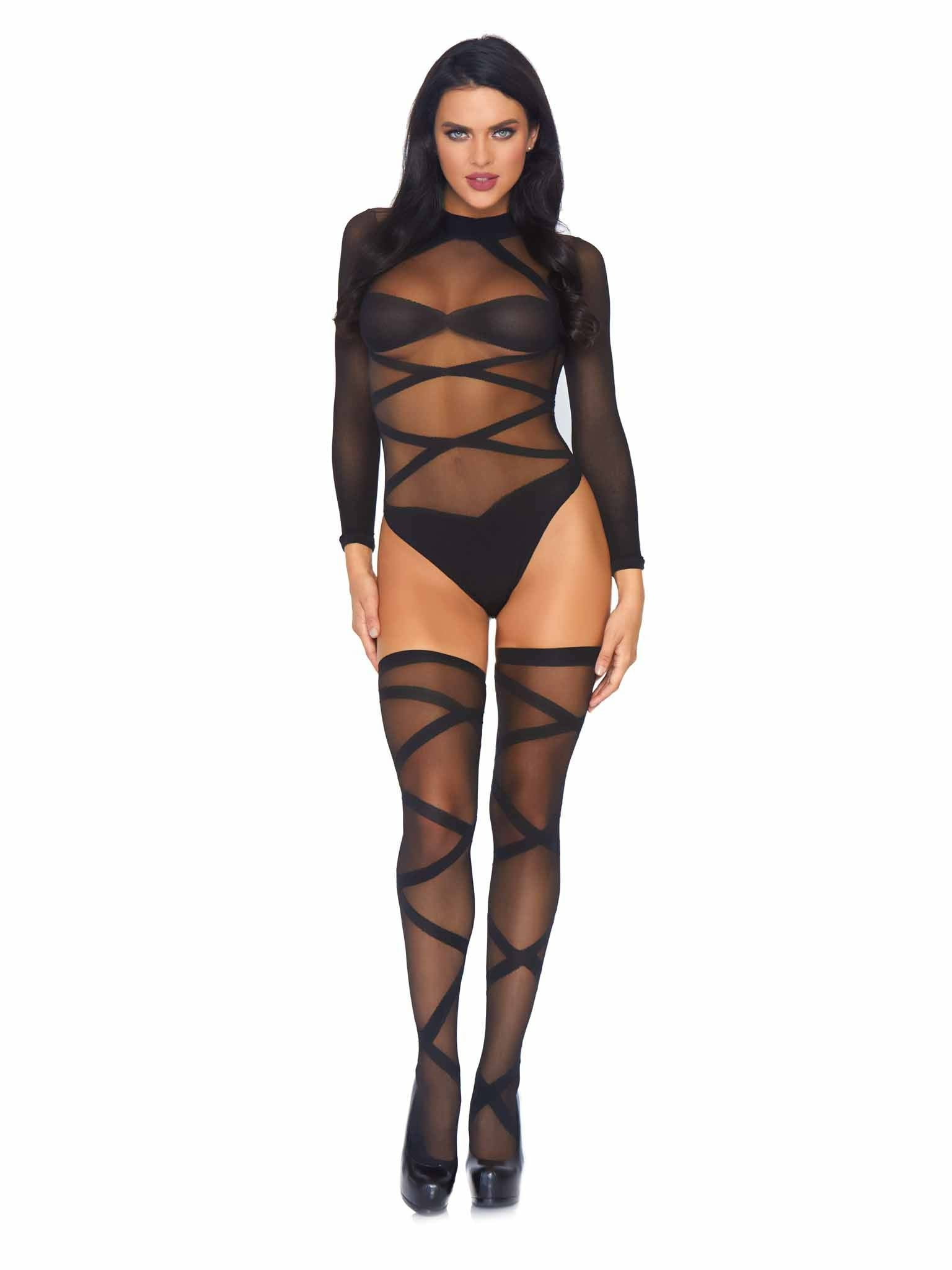 Leg Avenue - Set 2 Piezas Body + Medias