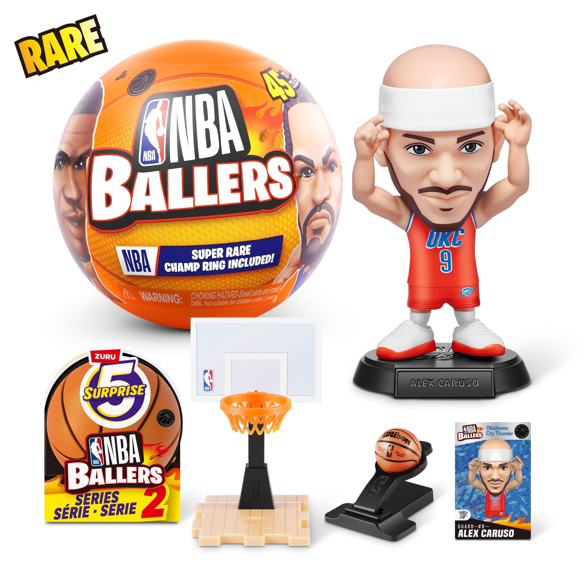 Zuru 5 Surprise - Nba Ballers Series 2, Artículo Ordenado De Personajes, Una Figura 77678gq1