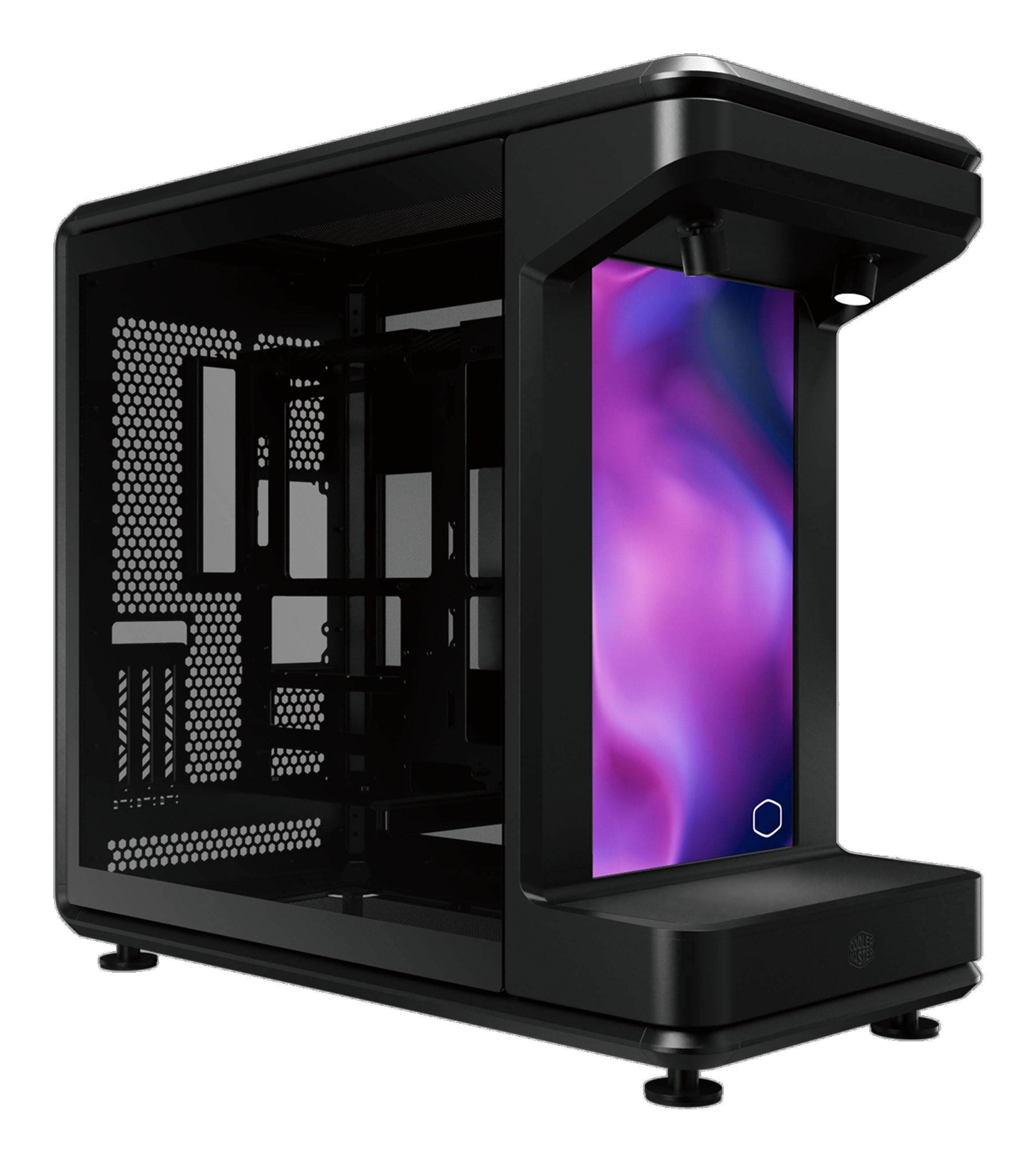 Cooler Master Masterframe 360 Stage Lcd  (Negro, Tempered Glass X 2) Mf360-Khnn-S02