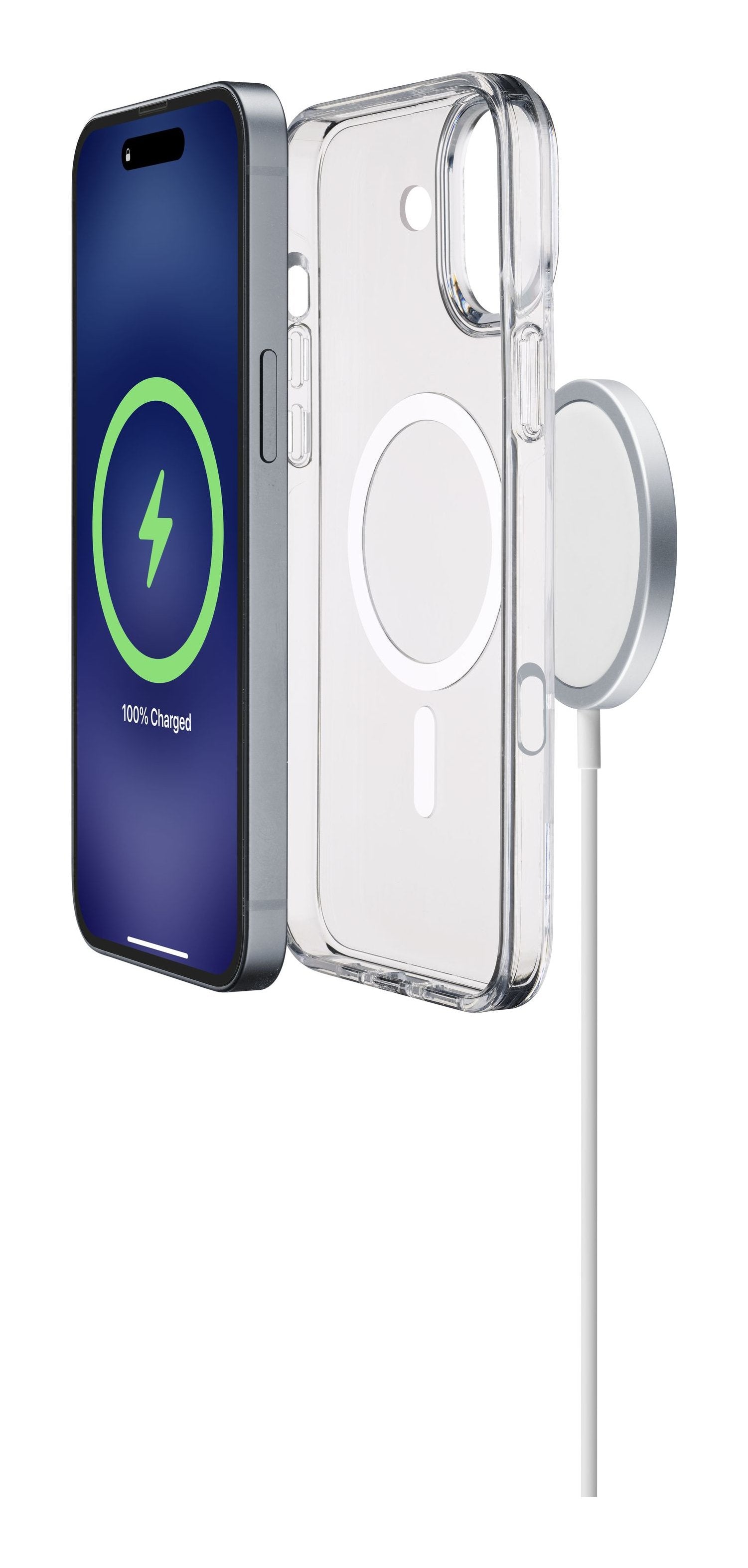 Cellularline Gloss Magsafe Case Mag Iphone 16 Transparent
