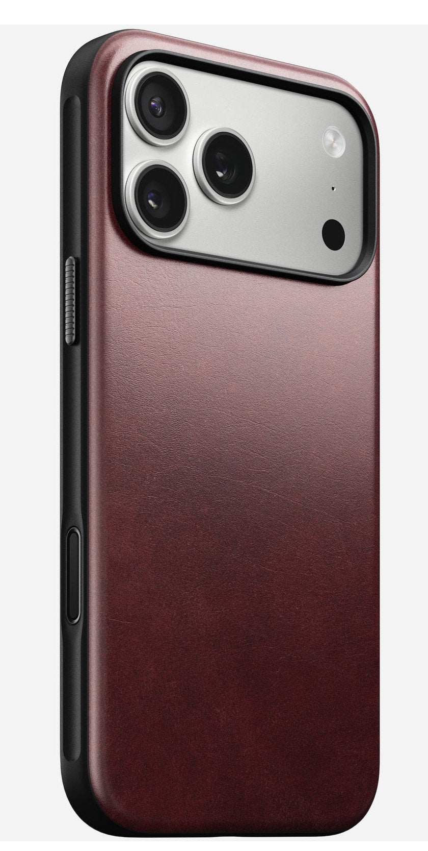 Nomad Modern Leather Case Iphone 17 Pro Max Burgundy Horween