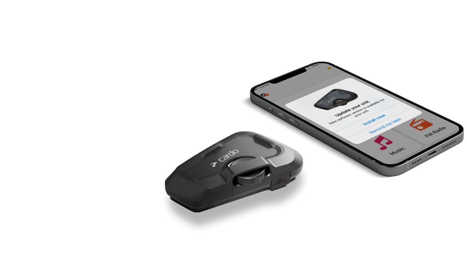 EAN 828831843418 - Cardo Spirit HD Duo intercomunicador para motocicletas 2 canales 600 m Negro imagen 4