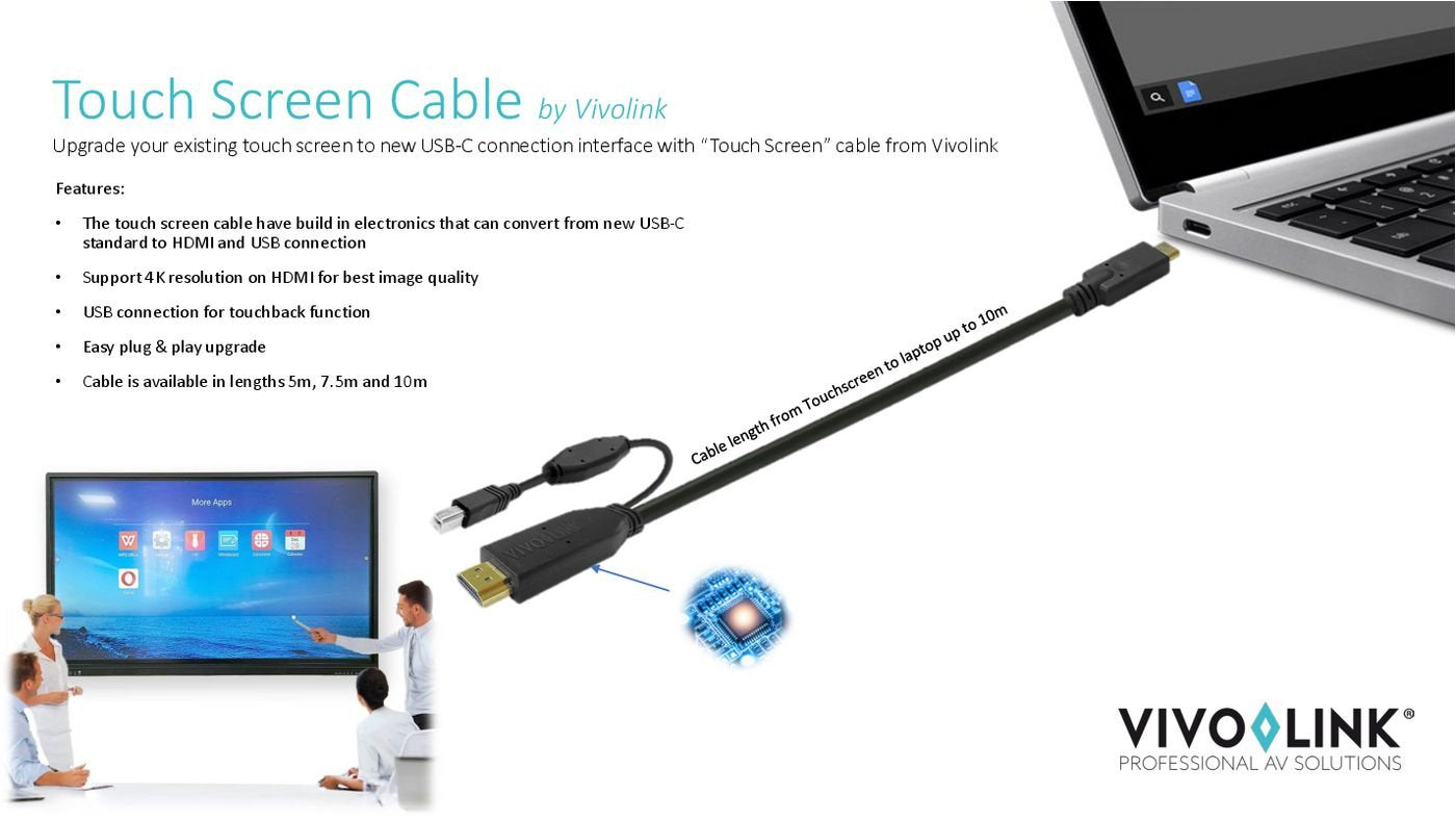 Touchscreen Cable 3m Black