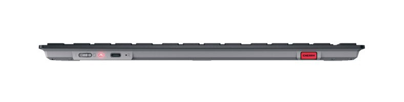 Teclado Alemán Cherry Kw 9200 Mini Usb + Rf Wireless + Bluetooth Qwertz Negro