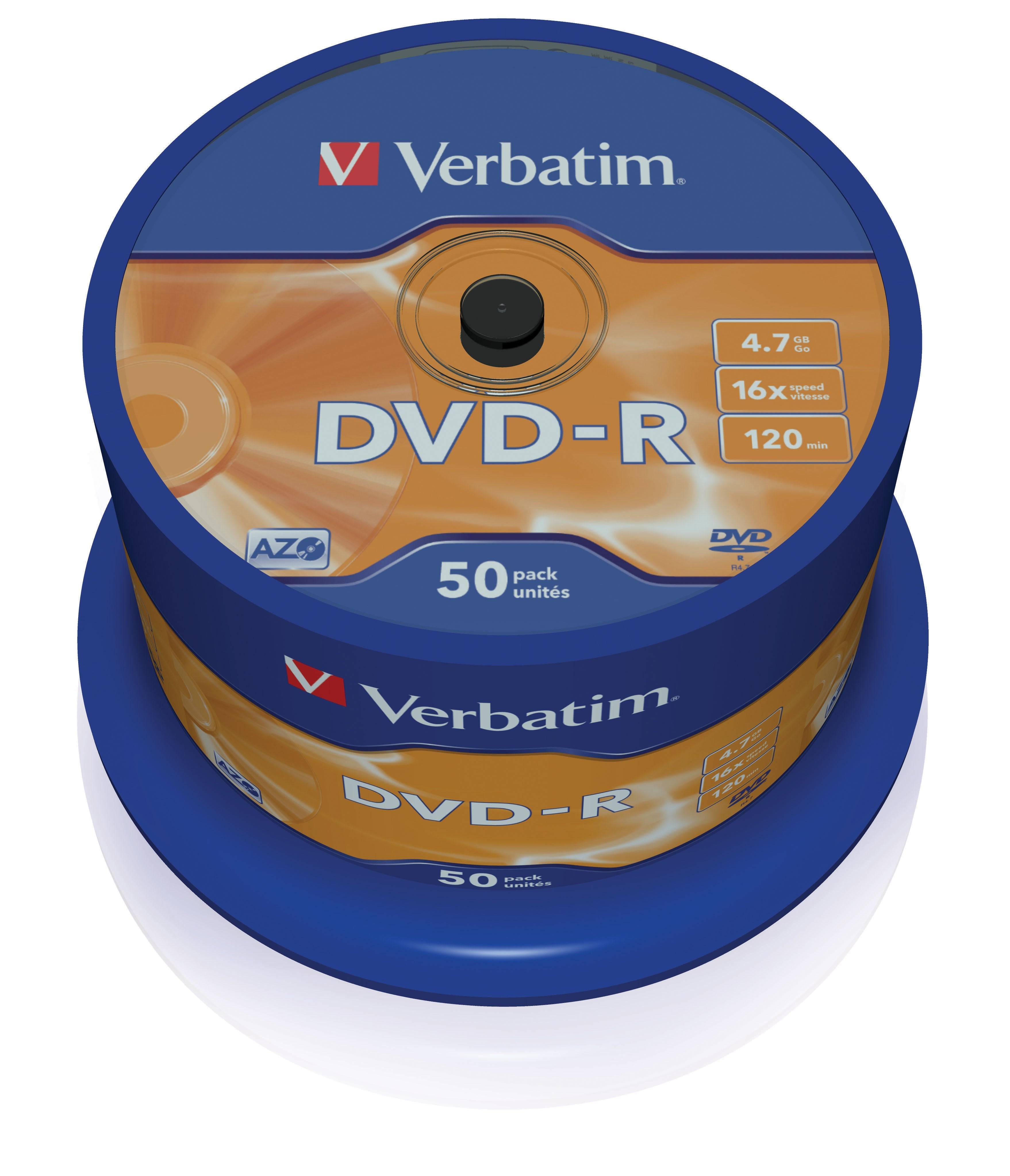 Verbatim Dvd-R 16x - 4,70 Gb Tarrina 50 43548 (4)