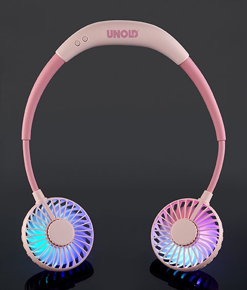 86694 Nackenventilator Breezy Rosa 1,2w 3geschwindigkeitsstufen Ø8,5cm