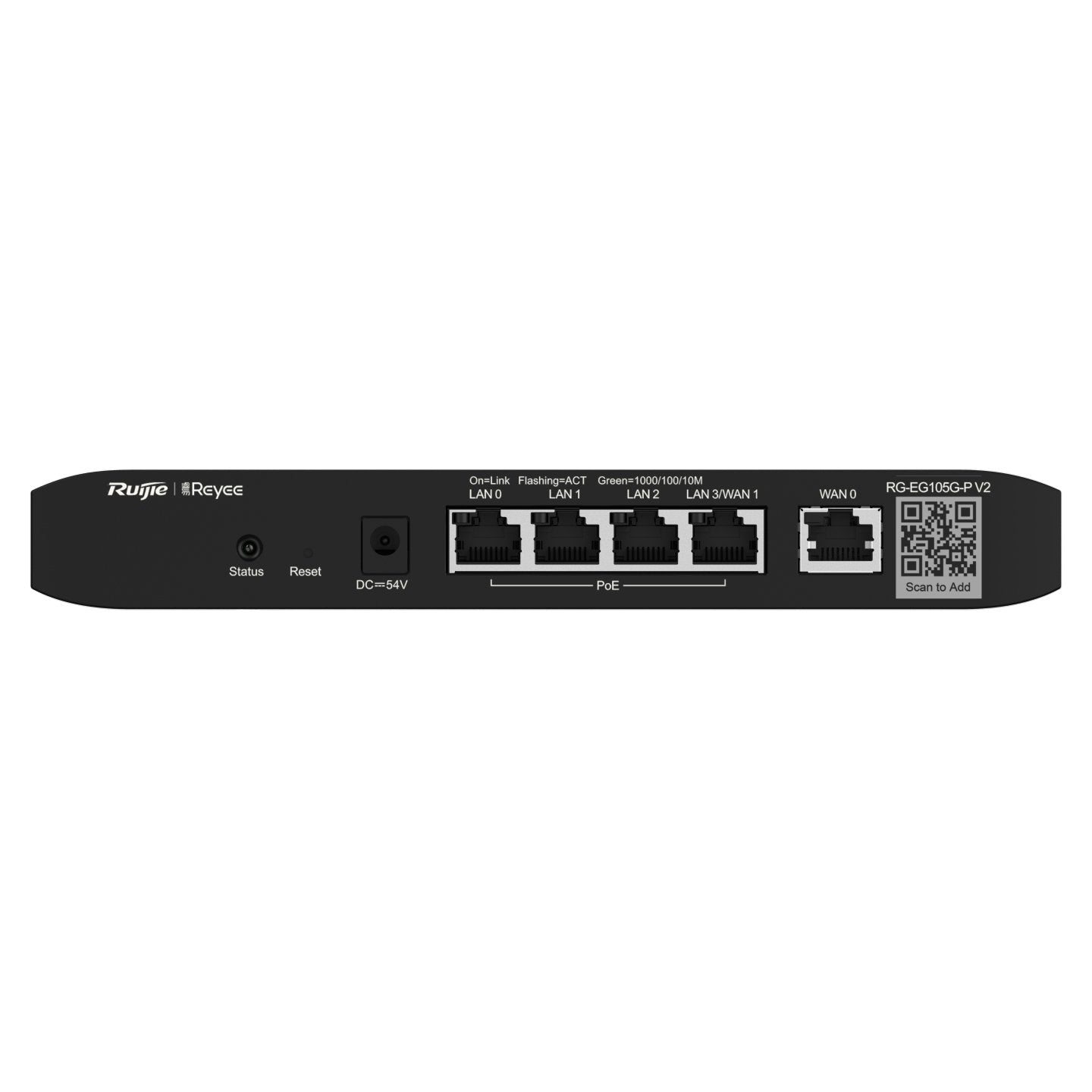 Router Ruijie Reyee Rg-Eg105g-P V2 5-Port 10/100 Mbps Desktop Switch