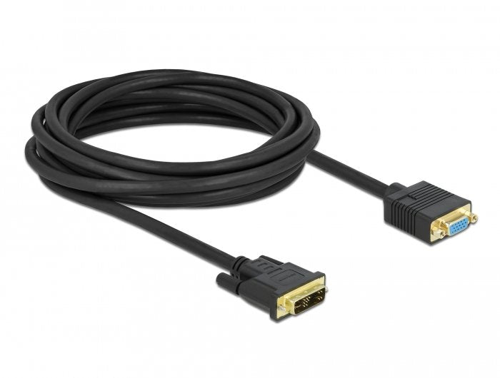 Delock Cable Dvi 12+5 Stecker Zu Vga Buchse 5 M