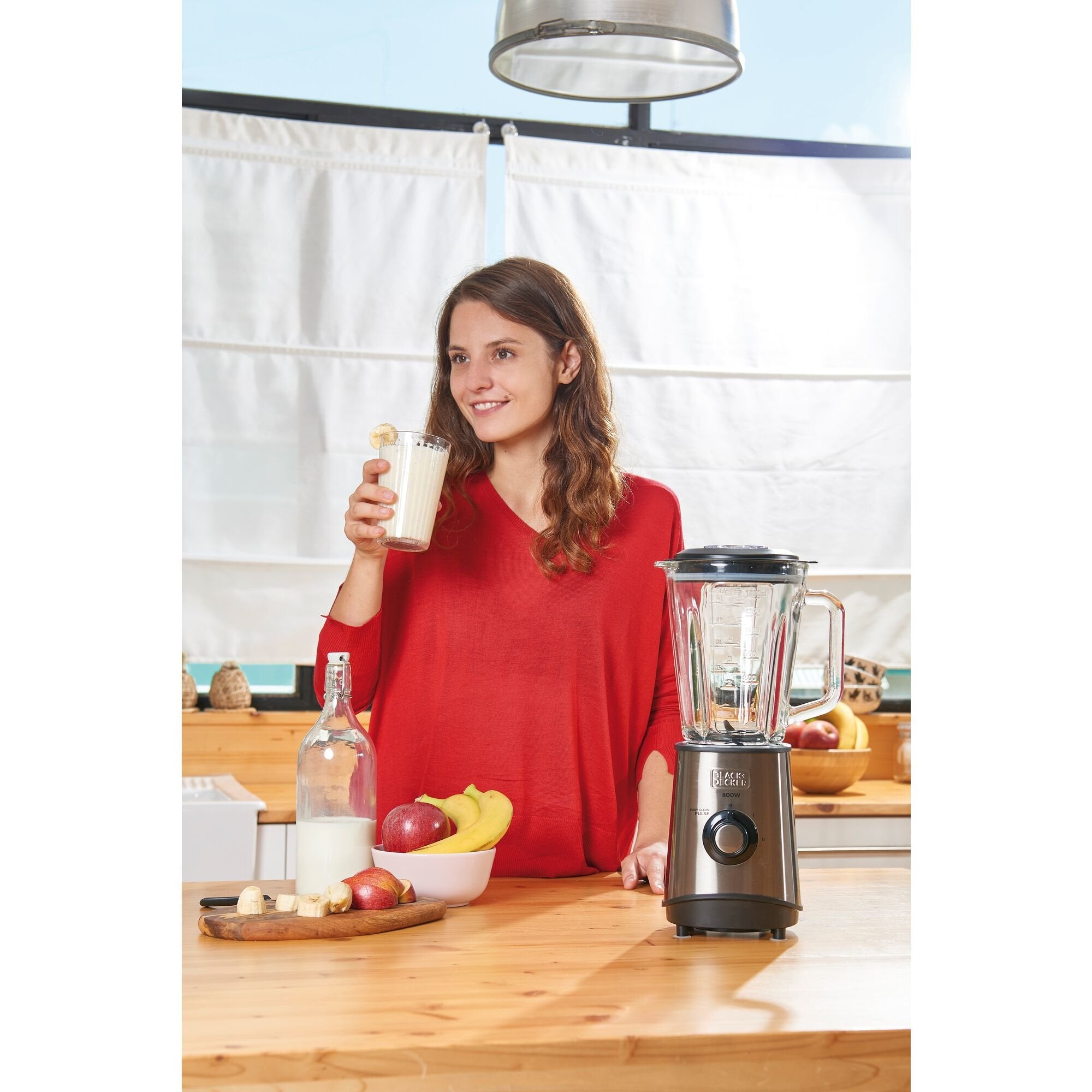 Batidora De Vaso  Black+Decker Bxjb800e 1,5 L 800 W