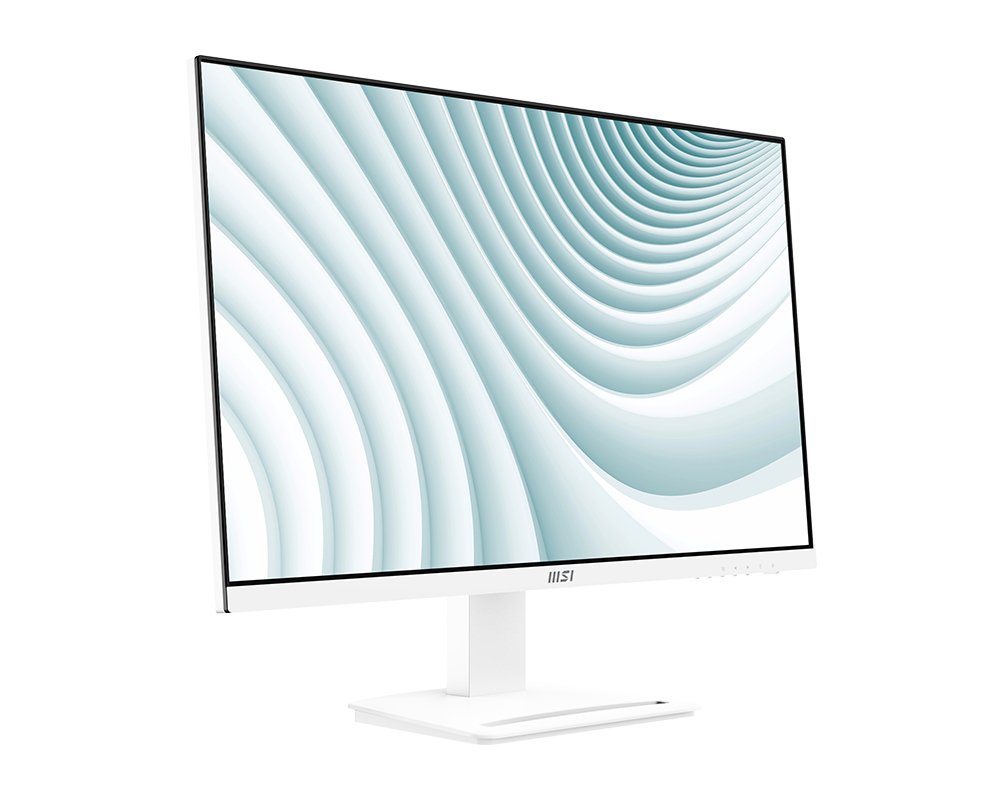 Monitor  Msi Pro Mp273awde  (27 Pulgadas), Blanco, Fullhd, Ips, Eye-Q Check, Panel 100hz 9s6-3pb4ch-094