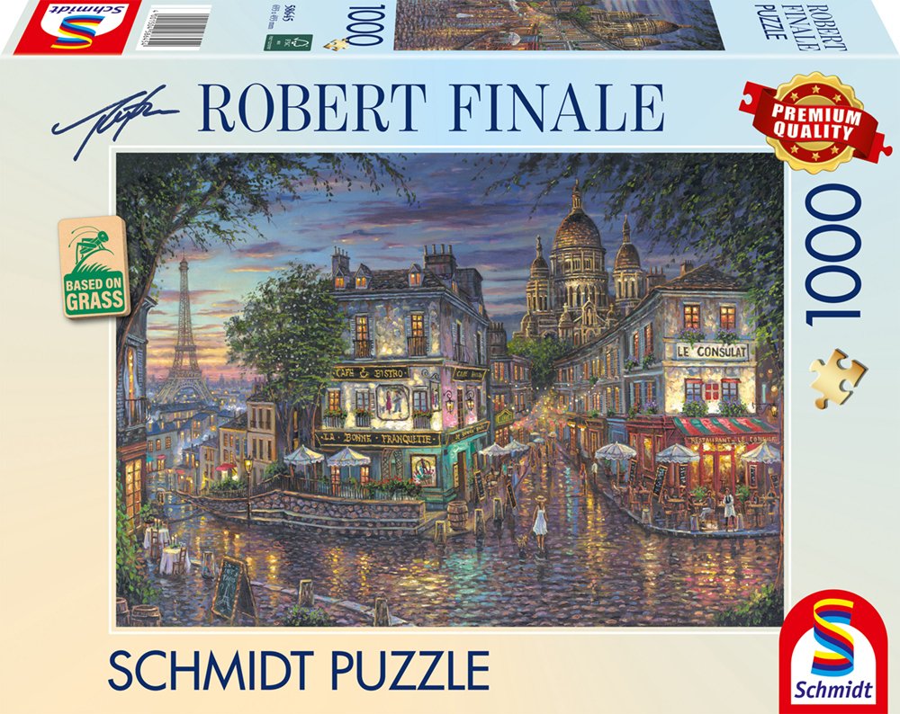 Schmidt Spiele Robert Finale: Montmatre, Rompecabezas De 1000 Piezas 58645