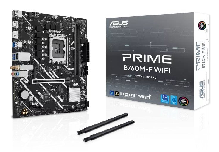 Placa Base Asus Prime B760m-F Wifi Intel,1700,Ddr5,Matx